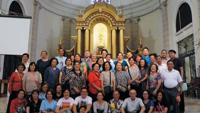 Taiwan parishioners on pilgrimmage