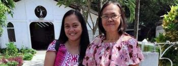 Columban Lay Missionary Marjorie Engcoy and her mother